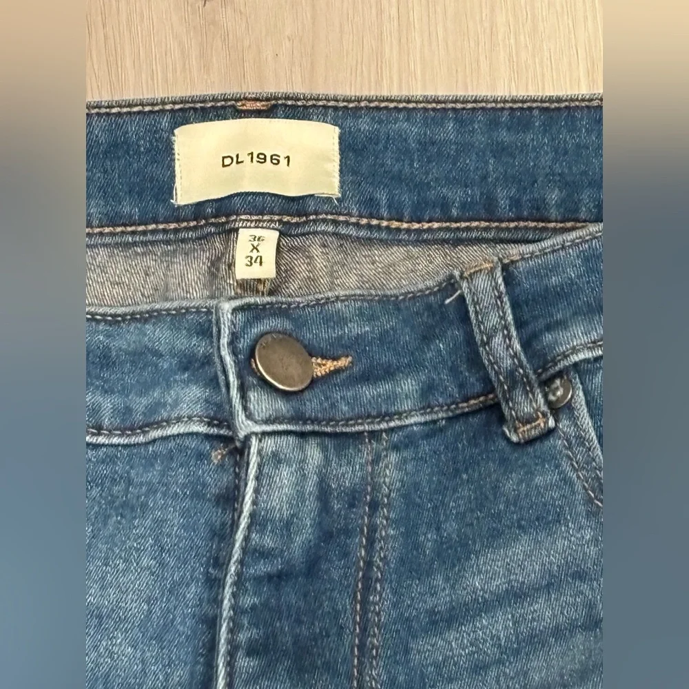 DL1961 Men's Deep Indigo Straight Jeans Size 36/34
